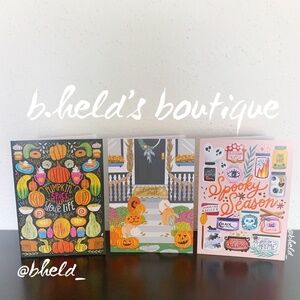Free w/Purchase — Set of 3 Trader Joe’s Greeting Cards Welcome Fall & Halloween